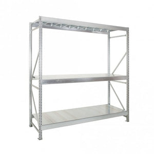 Modular Industrial Galvanised Steel Boltless Racking System – Free-Standing Bay, 8800kg Capacity