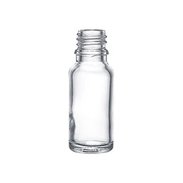 15ml Clear Glass Dropper Bottle – White Flint Bottle for Oils & Serums