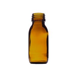 60ml Amber Medical Round Glass Bottle – UV Protective Bottle