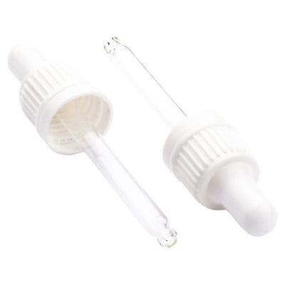 30ml White Pipette Assembly – Dropper for Glass Bottles