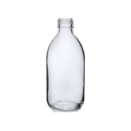 300ml Clear Alpha Syrup Bottle – Glass Pharmaceutical Bottle