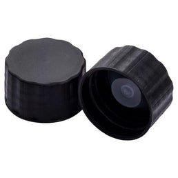 R4/31 Black Polycone Cap – 31mm Bottle Closure