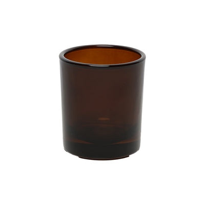 7cl Amber Sprayed Candle Glass – 70ml Candle Jar
