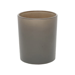 20cl Flat-Based Candle Glass – Matte Grey – 200ml Candle Jar