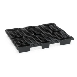 Paleta 1200x1000x125mm - Plastik PE-PP, do układania w stos, z podniesioną krawędzią