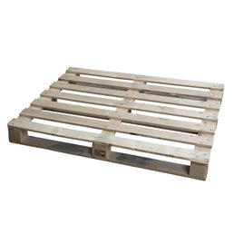 Używana jednorazowa drewniana paleta – 1200x1000x146mm – 7 desek – 400kg nośności