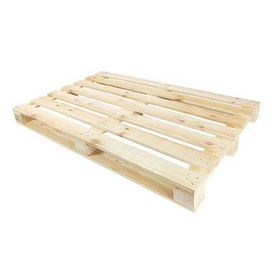 Jednorazowa drewniana paleta – 1200x800x120mm – poddana obróbce ISPM 15, 7 górnych desek