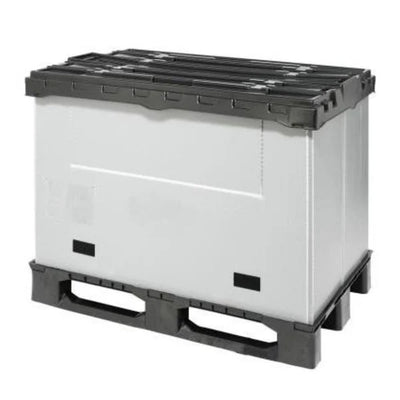 Collapsible Plastic Pallet Box – 1227x1027x965mm – 815L – Foldable