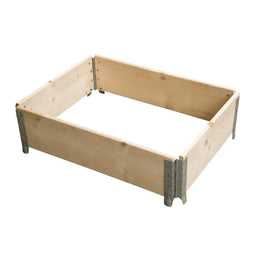 Drewniana obręcz paletowa – 800x600x200mm – Używana – Składana z 4 zawiasami