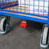 Heavy Duty Platform Trolley with Mesh End and Brake 500kg Capacity