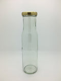 250ml Round Glass Sauce Empty Bottle with 43mm Lid