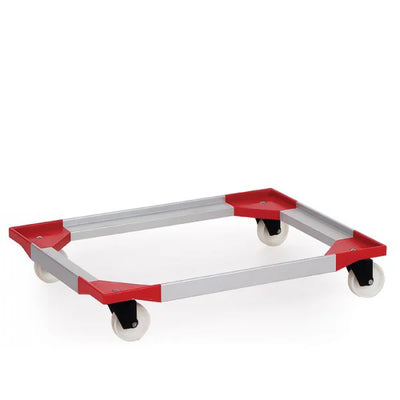 Metal Dolly for 800 x 600 Boxes – Aluminium/ABS, Food Approved