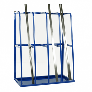 Heavy Duty Free-Standing Vertical 4 Bay Bar Rack 1200 x 600 x 1500mm