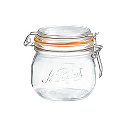 500ml Le Parfait Bocal Embossed Glass Jar – Clip Top Preserving Jar | 265g