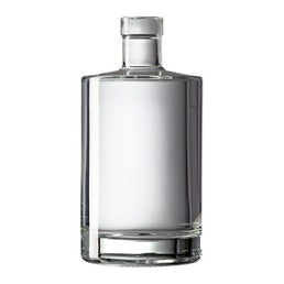 70cl Galileo Corkmouth Spirit Bottle – 700ml Premium Glass Bottle for Whisky, Gin, Rum & Tequila (White Flint | 900g)