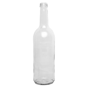 750ml Straight Neck Clear Glass Mineral Water Bottle – Pallet of 840