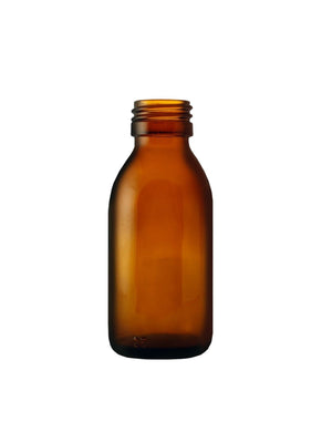 100ml Bursztynowa Butelka Szklana Alpha