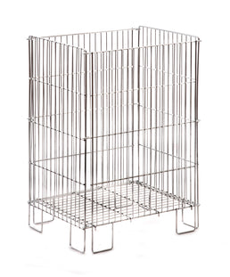 Składany prostokątny kosz punktu sprzedaży i pojemnik na odpady