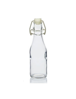 250ml Water/Juice/Lemonade Swing-Stopper Glass Bottle