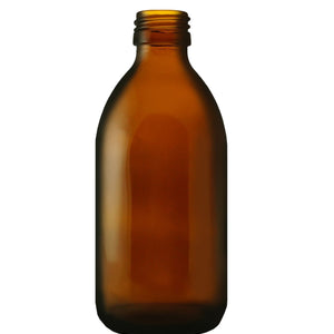 250ml bursztynowa butelka szklana Alpha