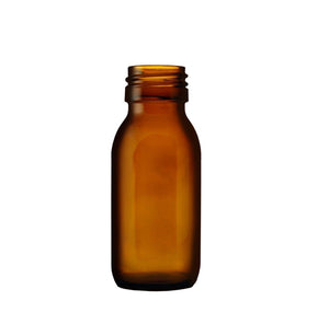 60ml bursztynowa butelka szklana Alpha