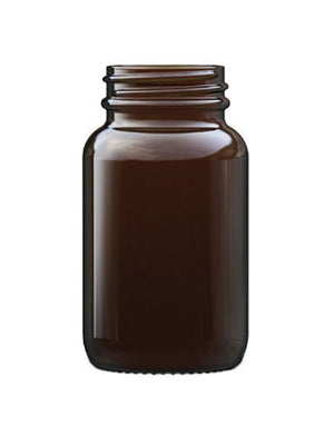 100ml Bursztynowy Słoik Szklany na Proszek