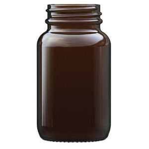100ml Bursztynowy Słoik Szklany na Proszek