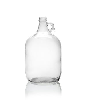 1 galon (128oz) przezroczysty szklany dzbanek Growler z uchwytem