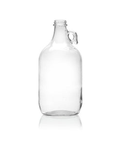 0,5 galona (64 oz) przezroczysty szklany dzbanek Growler z uchwytem