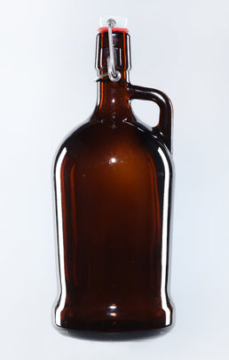1 litr Amber Swing-Stopper Growler z uchwytem