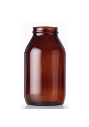 500ml bursztynowy słoik szklany z proszkiem