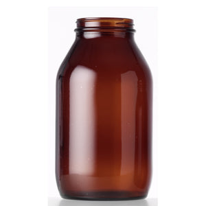 500ml bursztynowy słoik szklany z proszkiem